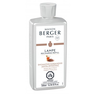 Maison Berger - Recharge Lampe Berger 500 ml - Santal Envoûtant